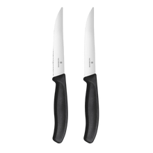 Cargar imagen en el visor de la galería, SET 2 PZ CUCHILLO CARNE 12 CM NEGRO