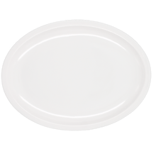 Cargar imagen en el visor de la galería, DM PLATO OVALADO 13.5" BLANCO 34 CM