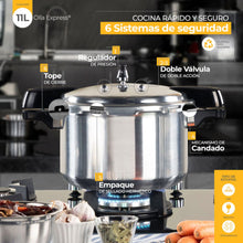 Cargar imagen en el visor de la galería, OLLA EXPRESS DE 11 LT EKCO