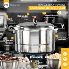 Cargar imagen en el visor de la galería, OLLA EXPRESS DE 23 LT EKCO