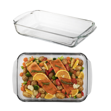 Cargar imagen en el visor de la galería, BANDEJA RECTANGULAR 2.73 LT GLASSIA