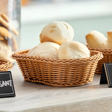 Cargar imagen en el visor de la galería, CESTA TEJIDA OVALADA