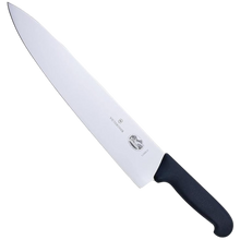 Cargar imagen en el visor de la galería, FIBROX CUCHILLO DE TRINCHAR 19cm NEGRO