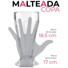 Cargar imagen en el visor de la galería, COPA MALTEADA 400ML GLASSIA