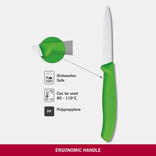 Cargar imagen en el visor de la galería, CUCHILLO 08 CM DENTADO VERDE