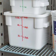 Cargar imagen en el visor de la galería, CONTENEDOR PP CUAD 06 QT BLANCO