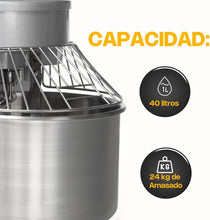 Cargar imagen en el visor de la galería, AMASADORA 40 LT POTENCIA 3,000 W