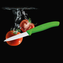 Cargar imagen en el visor de la galería, CUCHILLO 08 CM DENTADO VERDE