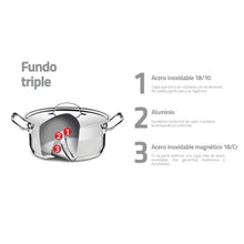 Cargar imagen en el visor de la galería, OLLA EMPRESARIAL 28 CM LT C/TAPA