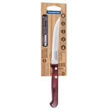 Cargar imagen en el visor de la galería, CUCHILLO ASADO 5 POLYWOOD ROJO