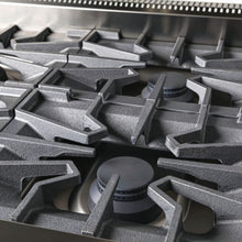 Cargar imagen en el visor de la galería, PARRILLA INDUSTRIAL 6 QUEMADORES INOX