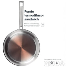 Cargar imagen en el visor de la galería, SARTEN FOODIE 24 CM AC INOX