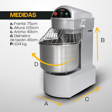 Cargar imagen en el visor de la galería, AMASADORA 40 LT POTENCIA 3,000 W