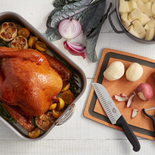 Cargar imagen en el visor de la galería, SWISS CUCHILLO SANTOKU 17 CM NEGRO