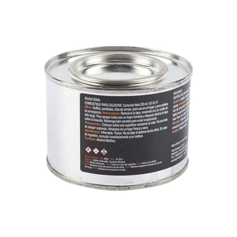 LATA DE ALCOHOL SOLIDO 250ML