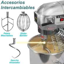 Cargar imagen en el visor de la galería, BATIDORA PLANETARIA 10 LT 450 W