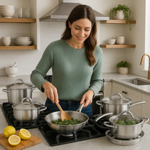 Cargar imagen en el visor de la galería, BATERIA DE COCINA 11 PZ ALLEGRA