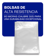 Cargar imagen en el visor de la galería, BOLSA 15 x 20 P/EMPAQUE AL VACIO C/100 PZ