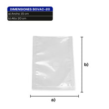 Cargar imagen en el visor de la galería, BOLSA 15 x 20 P/EMPAQUE AL VACIO C/100 PZ
