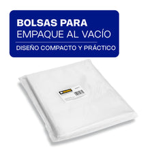 Cargar imagen en el visor de la galería, BOLSA 20 x 25 P/EMPAQUE AL VACIO C/100 PZ