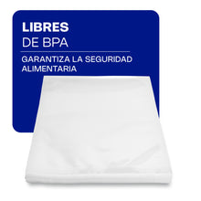 Cargar imagen en el visor de la galería, BOLSA 20 x 25 P/EMPAQUE AL VACIO C/100 PZ