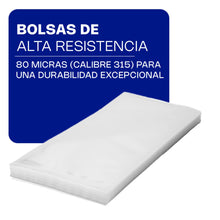Cargar imagen en el visor de la galería, BOLSA 15 x 30 P/EMPAQUE AL VACIO C/100 PZ