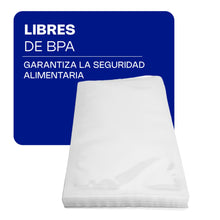 Cargar imagen en el visor de la galería, BOLSA 15 x 30 P/EMPAQUE AL VACIO C/100 PZ