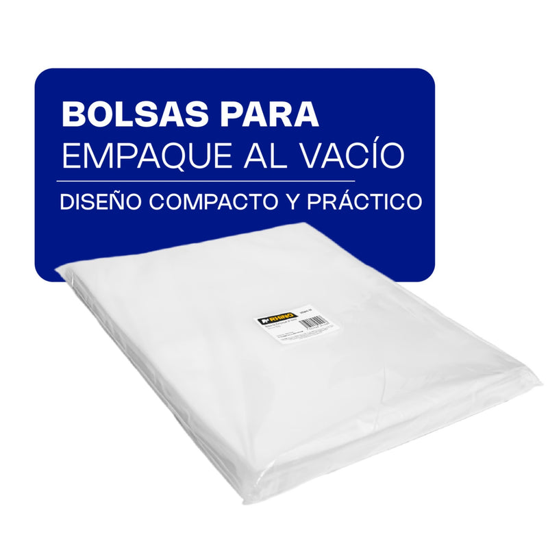 BOLSA 30 x 35 P/EMPAQUE AL VACIO C/100 PZ