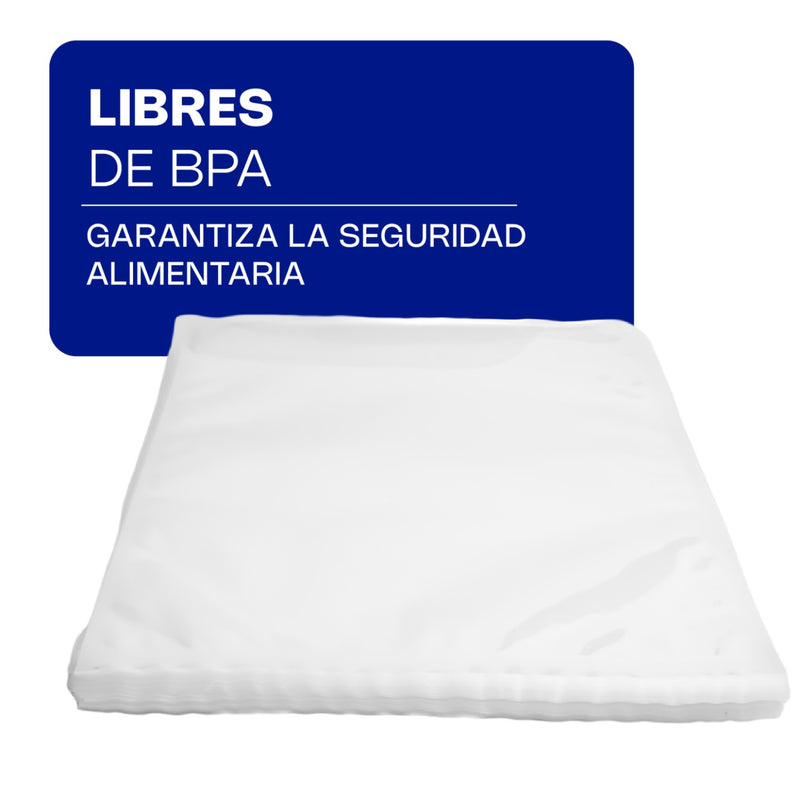 BOLSA 30 x 35 P/EMPAQUE AL VACIO C/100 PZ