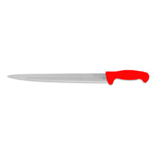 Cargar imagen en el visor de la galería, CUCHILLO CECINERO 22" MGO ROJO
