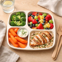 Cargar imagen en el visor de la galería, CHAROLA 4 DIVISIONES BEIGE