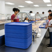 Cargar imagen en el visor de la galería, CHAROLA FAST FOOD 10x14" AZUL