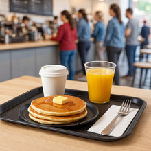 Cargar imagen en el visor de la galería, CHAROLA FAST FOOD 14 x 18" NEGRA