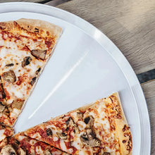 Cargar imagen en el visor de la galería, CHAROLA RED PIZZA BORDE 16" ALUMINIO