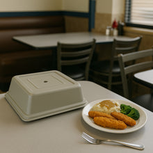 Cargar imagen en el visor de la galería, CUBRE PLATO 10x10" CUADRADO C/PERFO