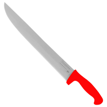 Cargar imagen en el visor de la galería, CUCHILLO BISTECERO 14" RECTO MGO ROJO