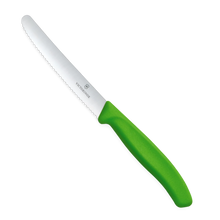 Cargar imagen en el visor de la galería, CUCHILLO 11 CM DENTADO VERDE