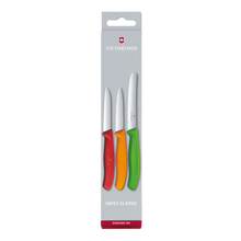 Cargar imagen en el visor de la galería, SET 3 PZ CUCHILLO P/ VERDURAS COLORES