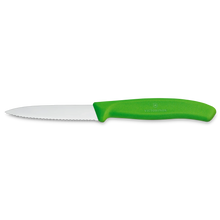 Cargar imagen en el visor de la galería, CUCHILLO 08 CM DENTADO VERDE