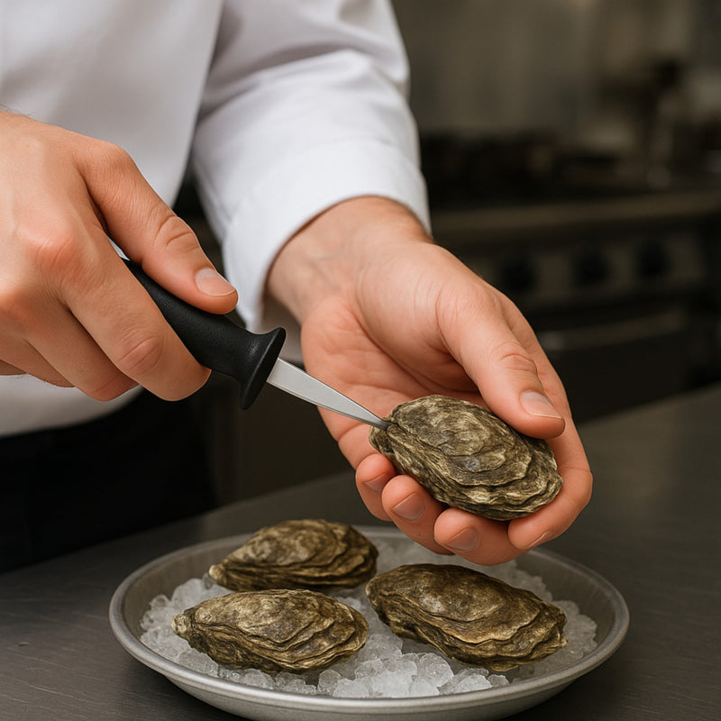 CUCHILLO DE OSTRA UTILITA NEGRO