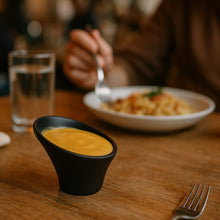 Cargar imagen en el visor de la galería, JET BLACK RAMEQUIN 7 CM INCLINADO