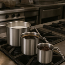 Cargar imagen en el visor de la galería, POCILLOS MOVEN AC INOX