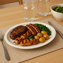 Cargar imagen en el visor de la galería, DM PLATO OVALADO 11.5" BLANCO 30 CM