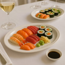 Cargar imagen en el visor de la galería, DM PLATO OVALADO 11.5" BLANCO 30 CM