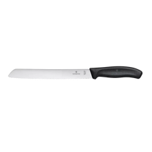 Cargar imagen en el visor de la galería, CUCHILLO PAN DENTADO 21 CM NEGRO