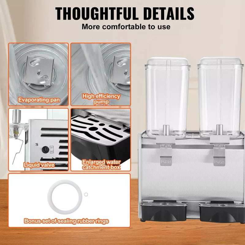 DISPENSADOR BEBIDAS FRIAS 2-T