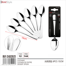 Cargar imagen en el visor de la galería, ELISA CUCHARA DE POSTRE C/6 PZ
