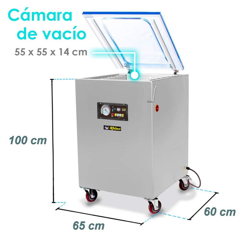 EMPACADORA RHINO AL VACIO 20m 3/H 51 CM