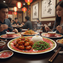 Cargar imagen en el visor de la galería, LONGEVITY PLATO RED 32 CM 12 5/8"