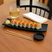 Cargar imagen en el visor de la galería, JET BLACK BANDEJA CANOA 31 CM